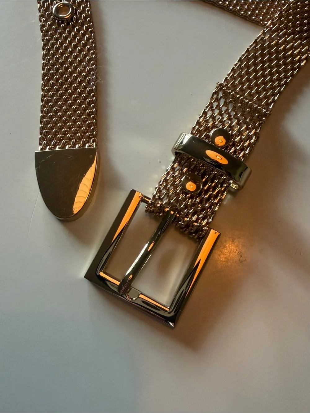 H&M Gold Mesh Chain Belt